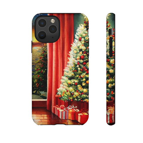 Christmas Tree in Cozy Holiday Home - Impact Resistant Phone Case iPhone 11 Pro Matte